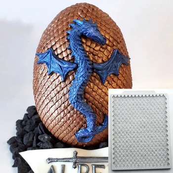 

Luyou 1pc Fish scale cake silicone mold fondant lace mold Birthday cake decorating tools chocolate gumpaste mold FM1893