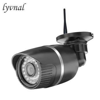 

LYVNAL H.265 1080p ip camera wifi with sd tf card slot p2p onvif bullet waterproof ir 30m Wifi camera 2mp wireless camera