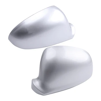 

1Pair Rearview Mirror Door Cap Cover Housing Case Shell Matte Silver 1K0 857 538 fit for VW Golf Rabbit Jetta MK5 1K0 857 537