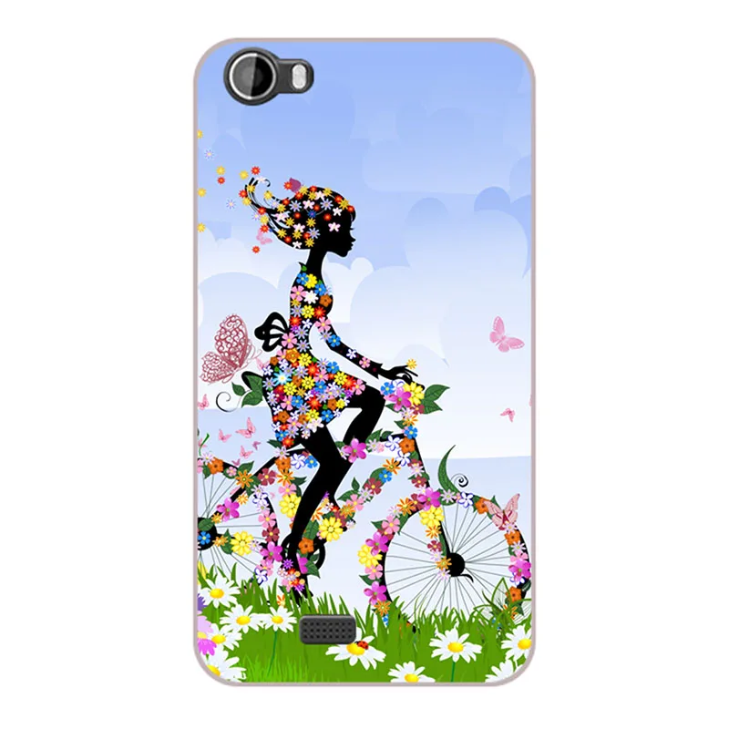 A015 Fundas сумки для Explay Rio(Rio Play) жесткий пластиковый чехол для телефона Explay Rio чехол с милым животным цветком - Цвет: A015