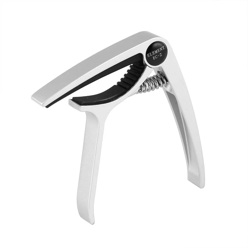 EC-2 silver Гитара Capo легкая Гитара Capo Народная акустическая электрическая гитарный каподастр для гитары аксессуары для гитары ra бытовая техника par - Цвет: EC-2 silver