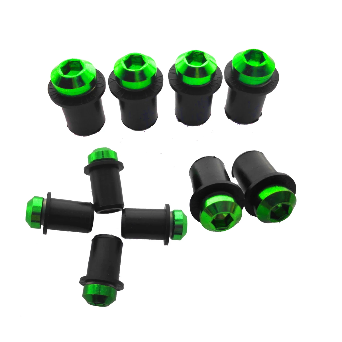 Motorcycle Accessories Motorcycle Screws 10pcs CNC Aluminum Windscreen Bolts Windshield Screws for Suzuki Kawasaki Ducati Honda Yamaha