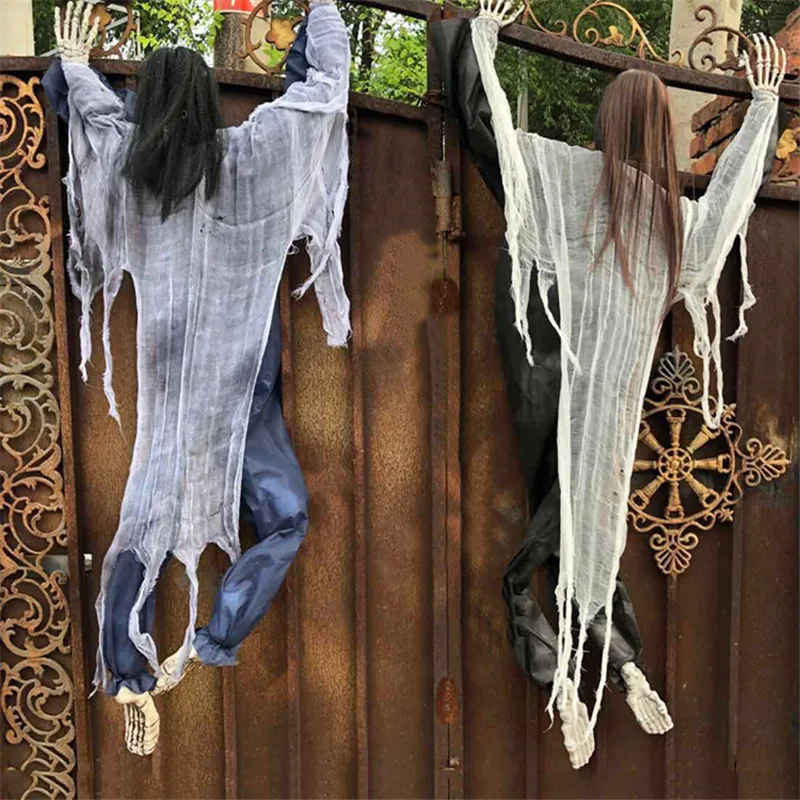

Halloween Decoration Horror Props Faceless Ghosts Climbing Doors And Windows Bed Ghosts Spooky Decoration For Home