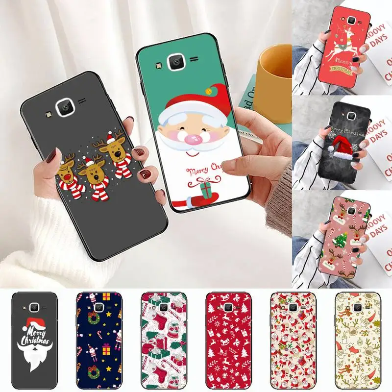 

Christmas Cartoon Deer Phone Case For Samsung Galaxy J2 J4 J5 J6 J7 J8 2016 2017 2018 Prime Pro plus Neo duo