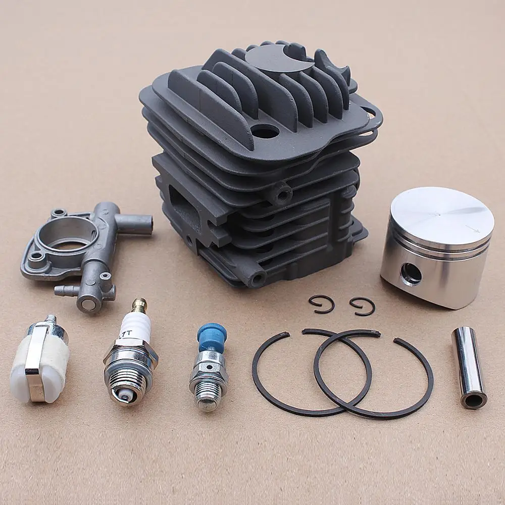 45mm Cylinder Piston Pin Oil Pump Kit for Oleo-Mac 952 Master Chainsaws Part Spark Plug 50082012 5