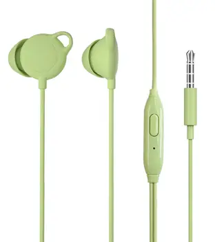 

Unique Total Soft Silicon Sleeping Headphones Earplugs Earbuds with Mic for Cellphones,Tablets and 3.5 mm Jack Plug