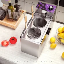 220 В коммерческий Электрический горячий лапша кастрюля для приготовления пищи электрическая Лапша для готовки супа печи