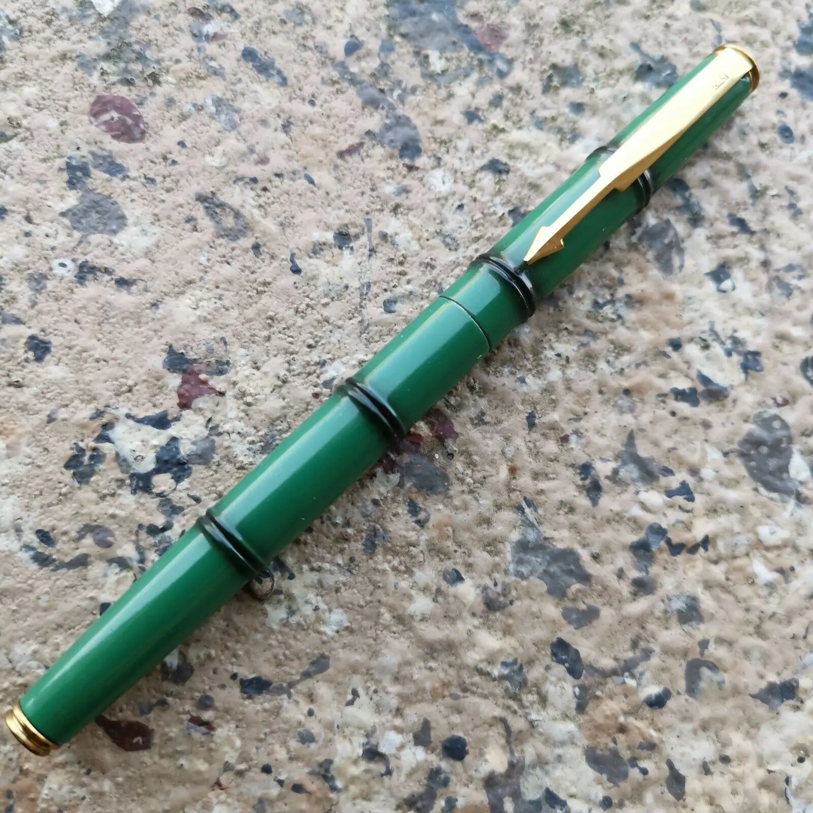 

Old Stock KSL Bamboo Shape Metal Fountain Pen Fude Nib