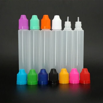 

5pcs 60ml Empty Pen Shape Eliquid juice Vape Bottle Long Style Dropper bottle with Childproof caps Soft Refillable C_006