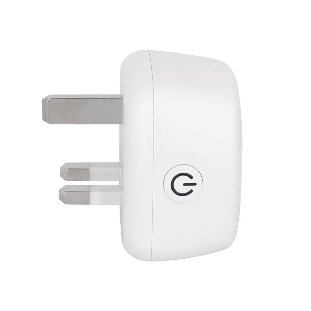 

U2S WiFi Smart Wireless Voice Control Time Switch Plug With Ports Timing Socket For Amazon Alexa Echo Dot Google Home UK Plug