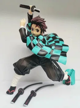

10-15cm Demon Slayer Figure toy Tanjirou Nezuko Demon Slayer Kimetsu no Yaiba Kamado Nezuko ichiban KUJI Ver.PVC Figure Toys