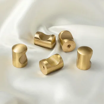 

10pcs/lot European Brass Cabinet Handles Drawer Furnitures Cupboard Wardrobe Morden Knobs Door Pull Handles