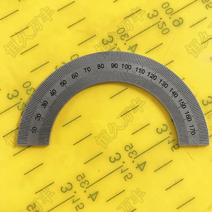 

Outer Diameter: 90mm Semi-Circle Dial 180 Degree Semi-Circle Angle Plate 90 # 60 # 1