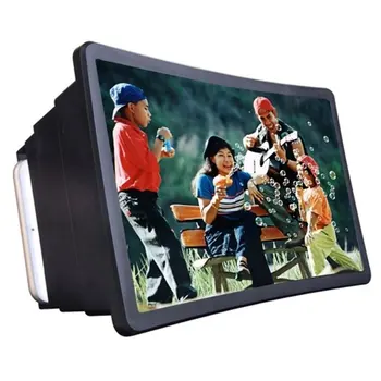 

1pc Cell Phone Screen Magnifier 3D HD Movie Video Amplifier With Foldable Holder Stand High-quality Video Amplifier