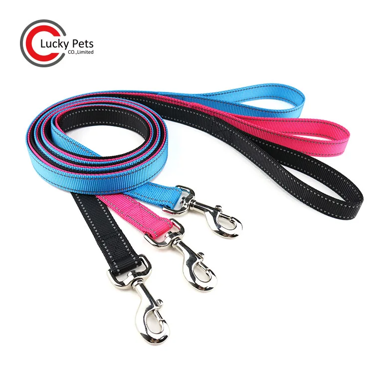 

Hot Sales General-Solid Color Reflective Dog Hand Holding Rope Nylon Pet Traction Rope Knot shi nai Bite