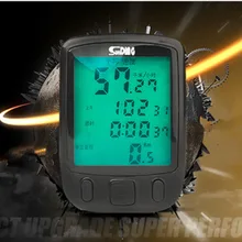 Продукт Sunding велосипед скорость метр одометра 563A секундомер горный велосипед Секундомер китайский Подсветка Секундомер