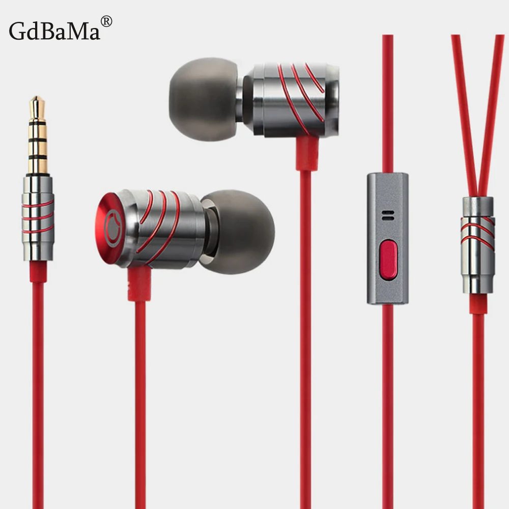

GdBaMa Handfree HiFi Earphone for Phone Fone de ouvido Headset Earbuds Earphones for iphone 11 pro xs max xiaomi Huawei Earpiece