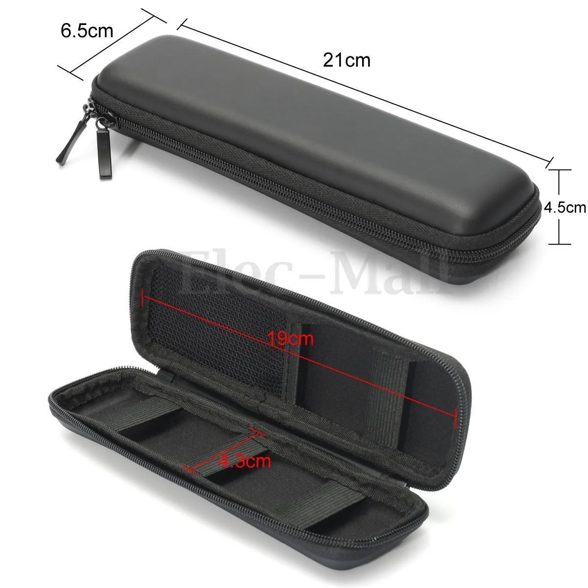 1PC Black EVA Hard Shell Stylus Pen Pencil Case Holder Protective Carrying  Box Bag Storage Container for Pen Ballpoint Pen Stylu
