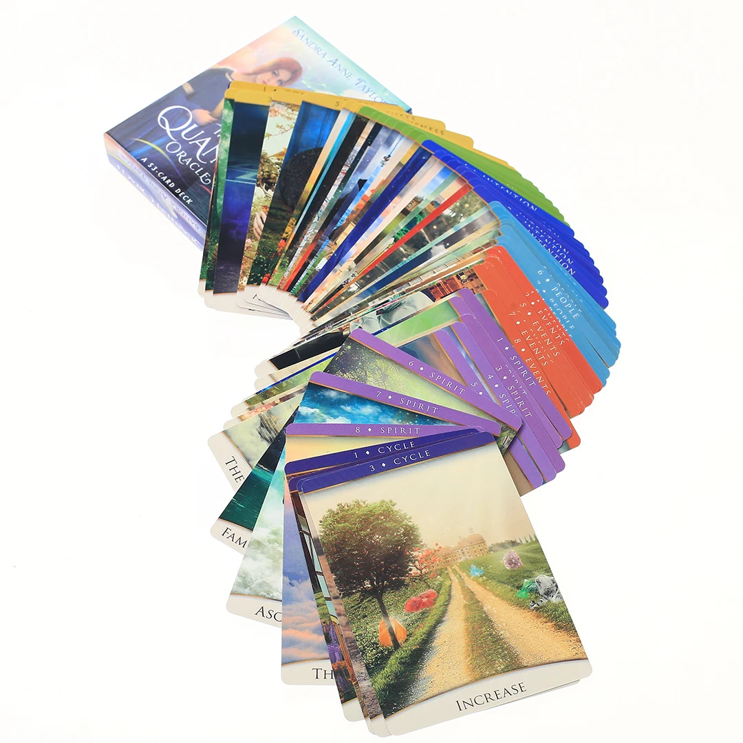 

2020 New Tarot Cards The Quantum Oracle Cards Board Deck Games Palying Cards For Party Game
