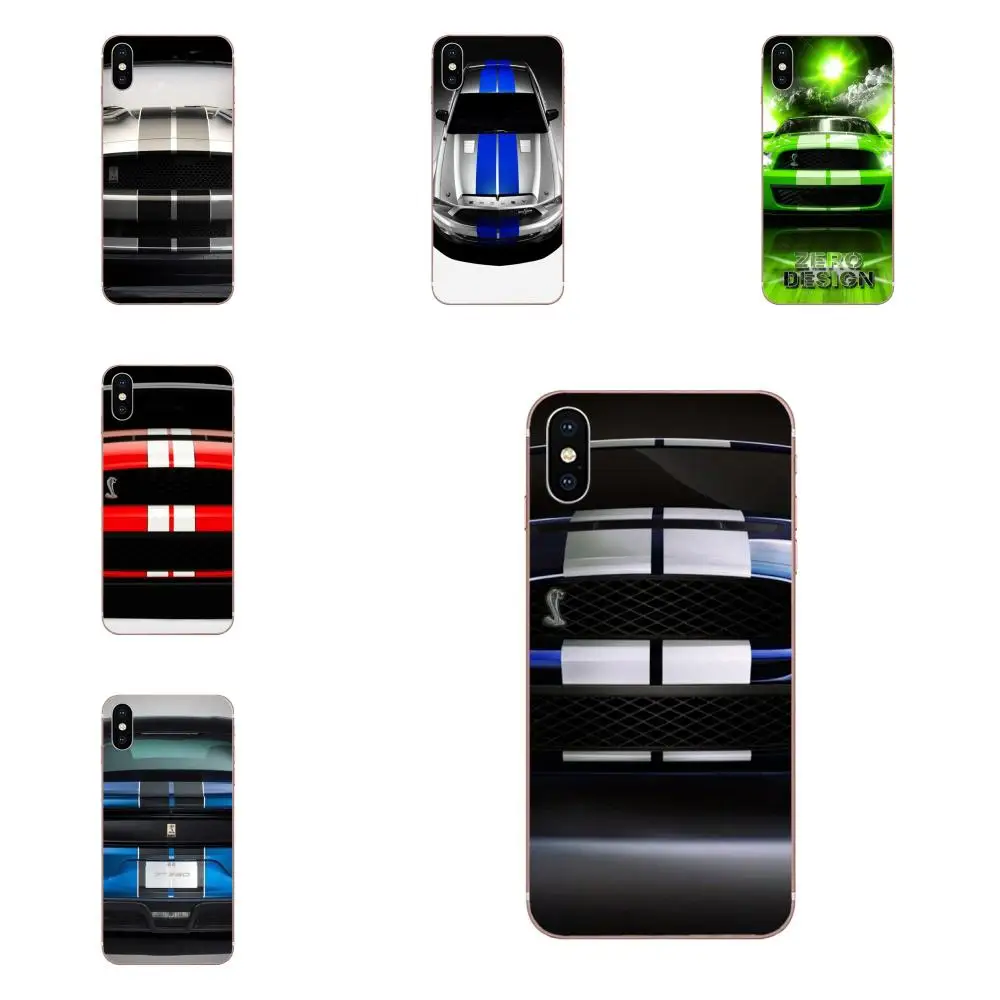 

For Sony Xperia Z Z1 Z2 Z3 Z4 Z5 compact Mini M2 M4 M5 T3 E3 E5 XA XA1 XZ Premium TPU Phone Coque Ford Mustang Shelby