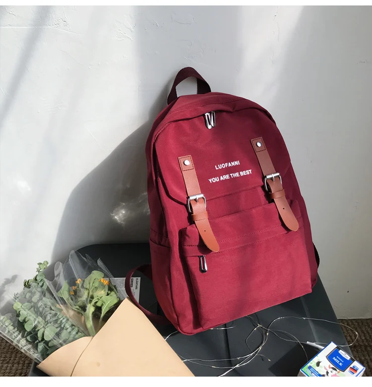 Waterproof Nylon Backpack Women 2020 Shoulder Bag Anti-theft Travel Bagpack Large Backbag School Backpack Teenage Backpack W703