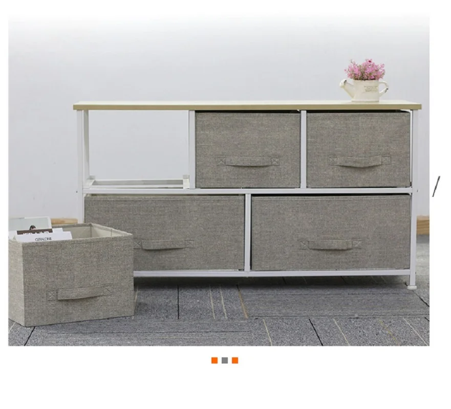 

jOYLOVE Multi-layer Storage Wardrobe Chest Cabinet Baby Box Toy Finishing Drawer Artifact Children Simple And Modern