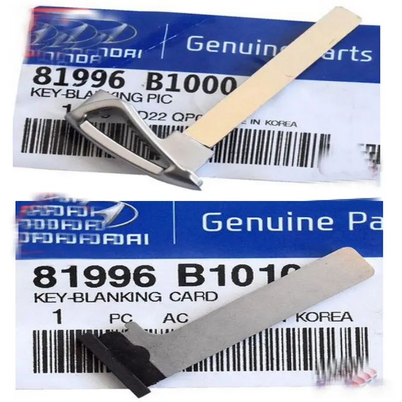 Apply to Hyundai GENESIS Remote control smart card key blank