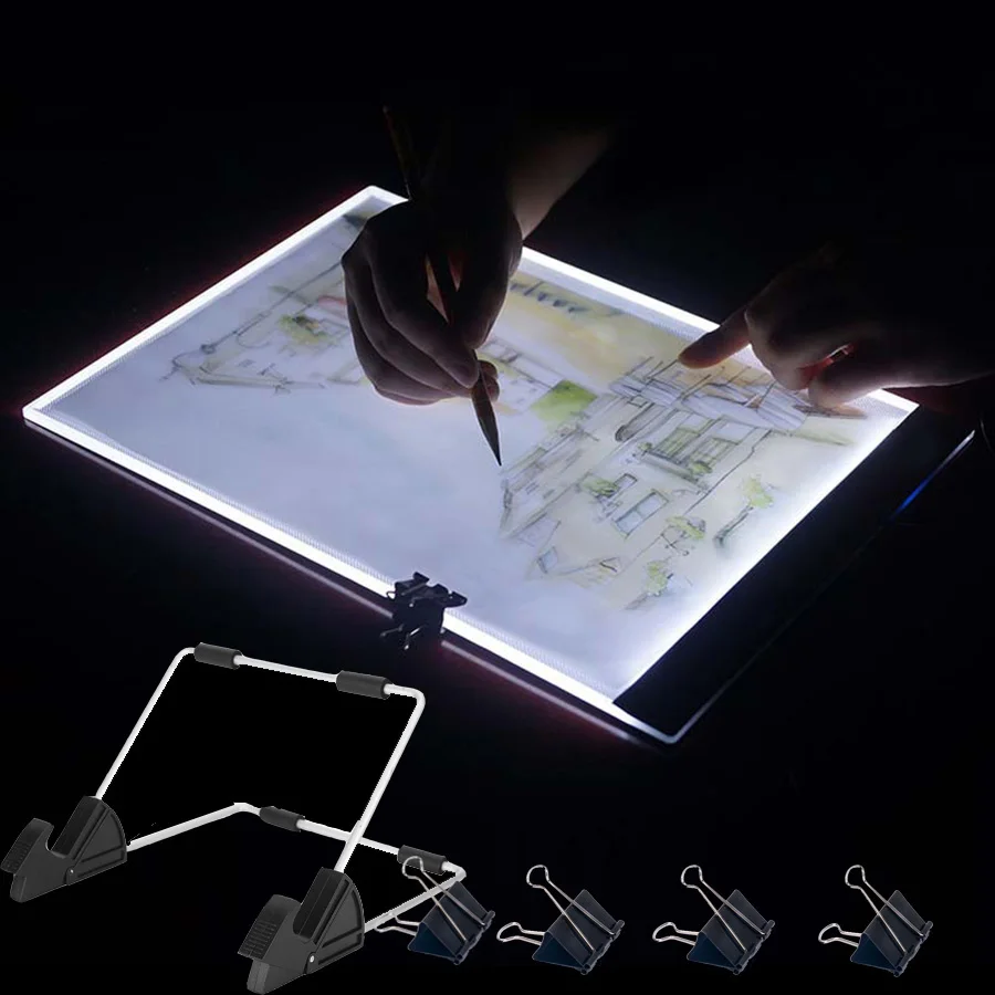 A4 /A3 LED Light Pad Board 5d Diamond Painting Tools Tracing Copy Board with 3 Level Brightness USB Powered Drawing Tablet diamond painting accessories