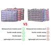 Laundry Bags Extra Large Moving Bags Shopping Bags With Zippers & Carrying Handles Heavy-Duty Storage Tote For Space Saving Mov 5