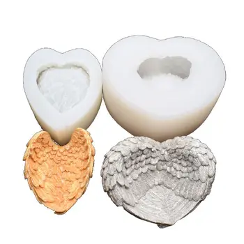 

1 Pc Handmade Wing Tray Silicone Jewelry Resin Mold Storage Box Dishes Plate Mold Resin Casting Mold Jewelry Art Craft Tools