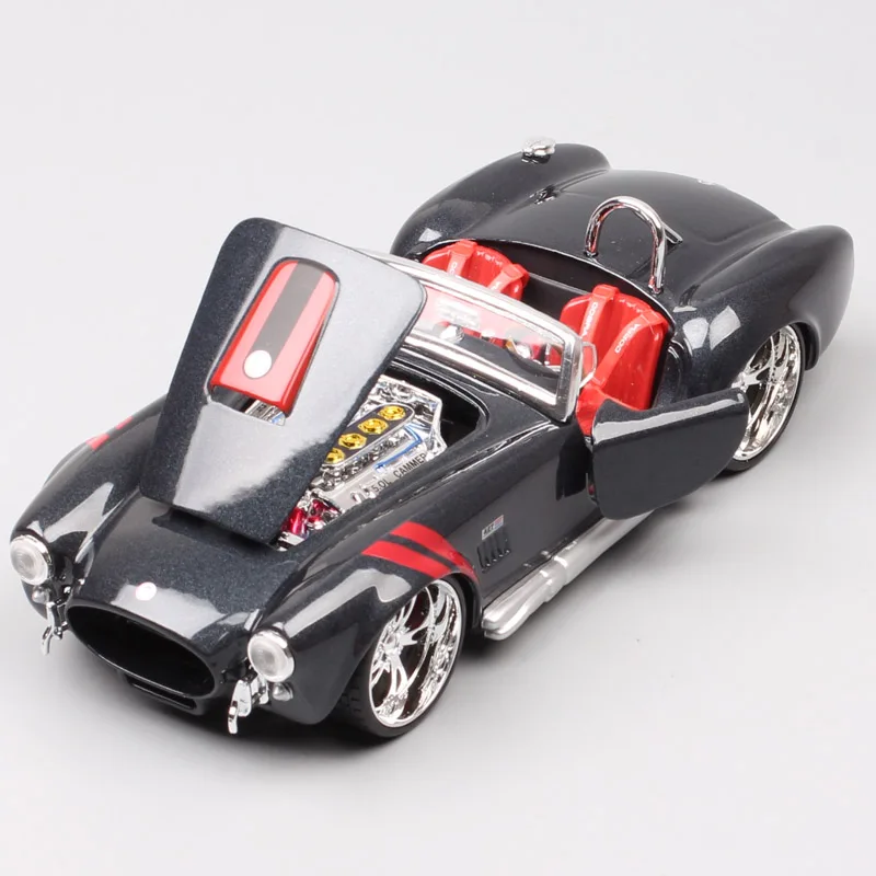 1:24 Детские Классические винтажные модели 1965 ford AC Shelby Cobra 427 roadster Diecasts& Toy Vehicles металлические игрушечные модели машин
