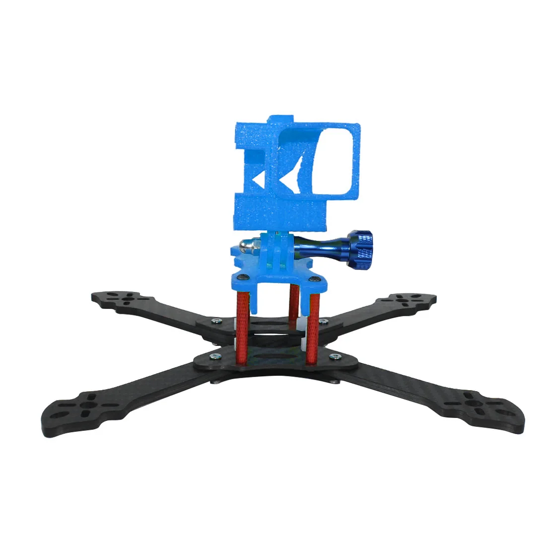 

3D Print TPU 3D Printed Rack Plate Camera Fixed Mount Base for GOPRO Action Camera Three1 Frame Kit DIY FPV Racing Drone