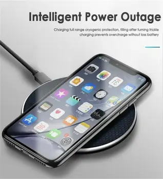 

Ultra-Slim Qi Wireless Fast Charger Pad Charging Dock for iPhoneX/8/8Puls Mix2S