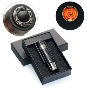 

New arrival USB Charging Cigarette Lighter Multi Function Shaver Lighter Wind Proof Electric Lighter Usb Lighter For Men Gift