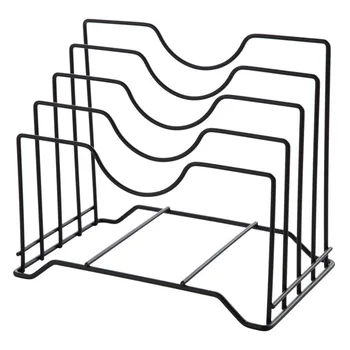 

Kitchen Utensils Rack Storage Shelf Cutting Board Holder Storage Pot Lid Organizer Tapas Cover Stand Stainless Steel Dish Rack