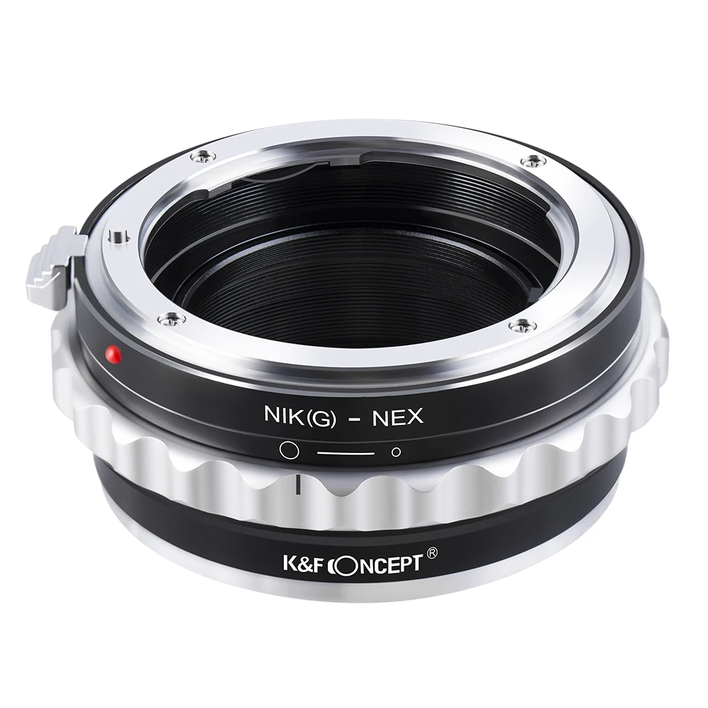 K& F контурное переходное кольцо с циферблатом диафрагмы для Nikon G Тип объектива(to) подходит для sony E-Mount NEX корпус камеры