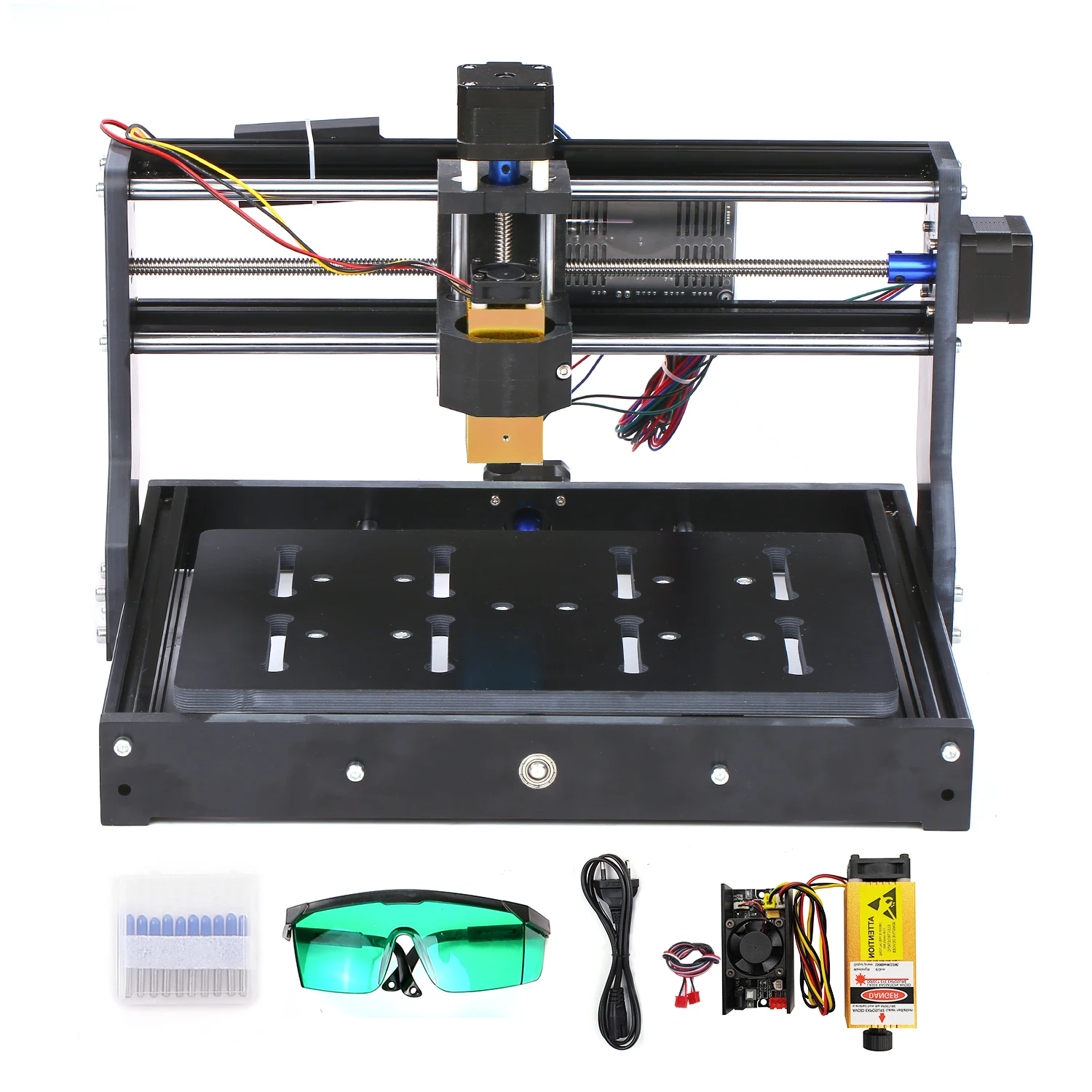 CNC3020 Мини DIY ЧПУ маршрутизатор комплект мощность фрезерный станок GRBL управление лазерный гравер гравировальный станок ER11 шпиндель патрон