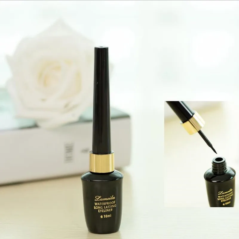 

Eyeliner Waterproof Eyeliner Liquid 10ml Pen Glue Pen Eyeliner Black And White with Pattern Hard Head Quick-Dry Sweat-Resistant