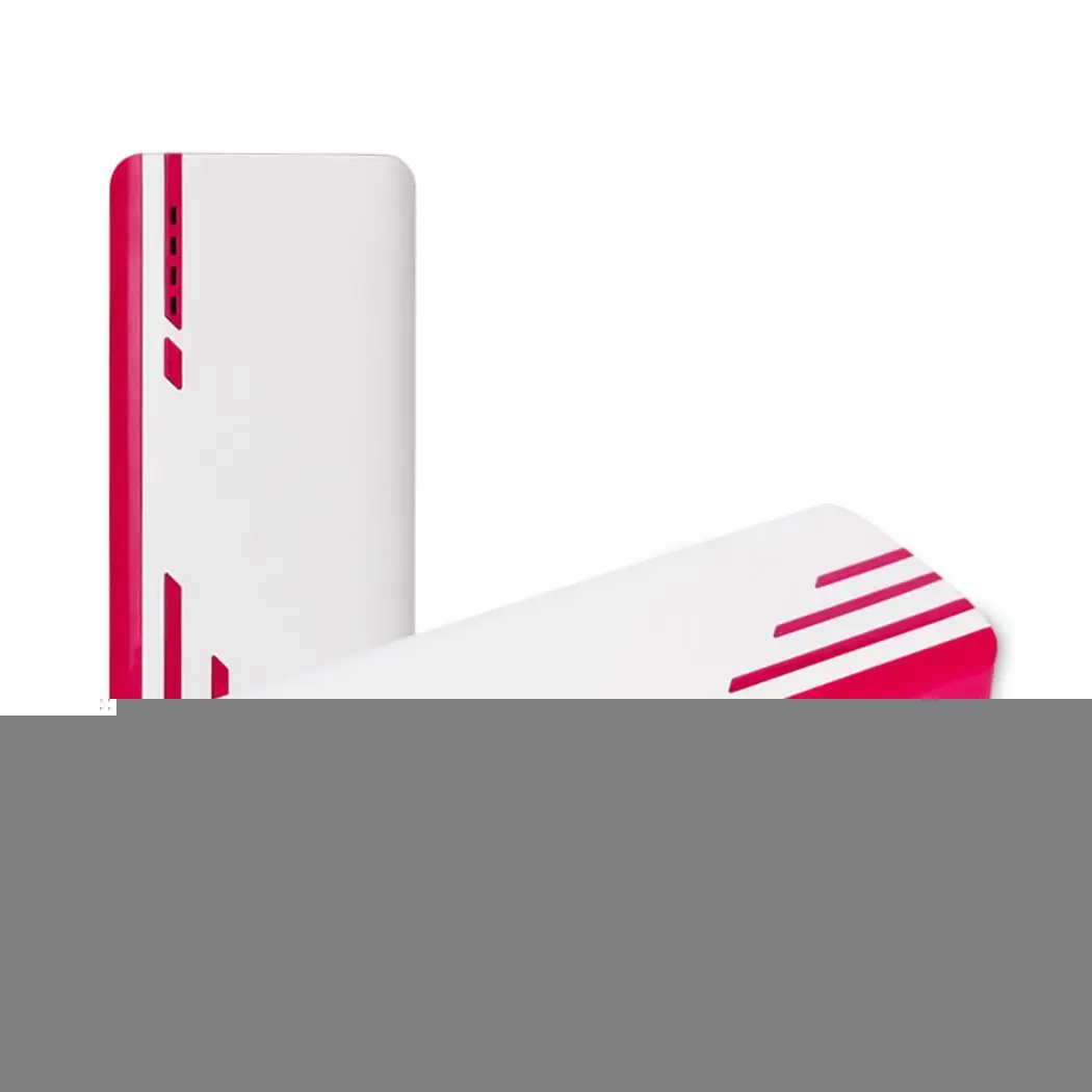 Мини Портативный Легкий USB интерфейс мощность 8000 мА-ч банк для жидкого литий-ионного аккумулятора телефона 5V1A общий - Color: red