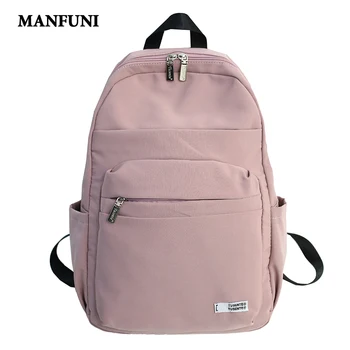 

New Women Backpack Large Capacity Girl School Bag Nylon Waterproof Laptop Back Pack Book Bag Teenage Travel Backpack Mochila