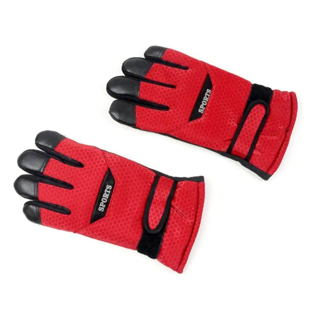 

Thickened Anti-slip Men Touch Screen Winter Keep Warm Gloves Breathable Windproof Motorcycle Protective Gloves Warm Protector