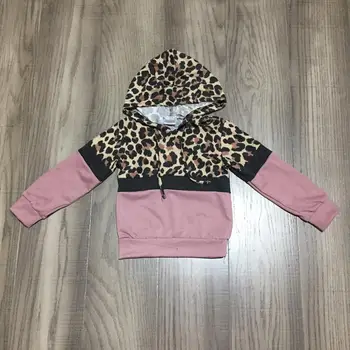 

baby girl clothes girls hoodie with leopard print baby children clothes girls spring top clothing