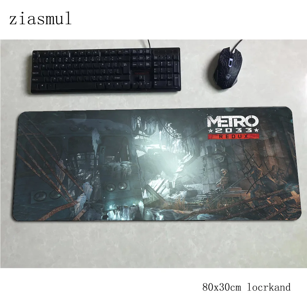 Metro 2033, коврик для мыши, 80x30 см, игровой коврик для мыши, высококачественный коврик для мыши, геймерский компьютерный стол, коврик locrkand, notbook mousemat pc