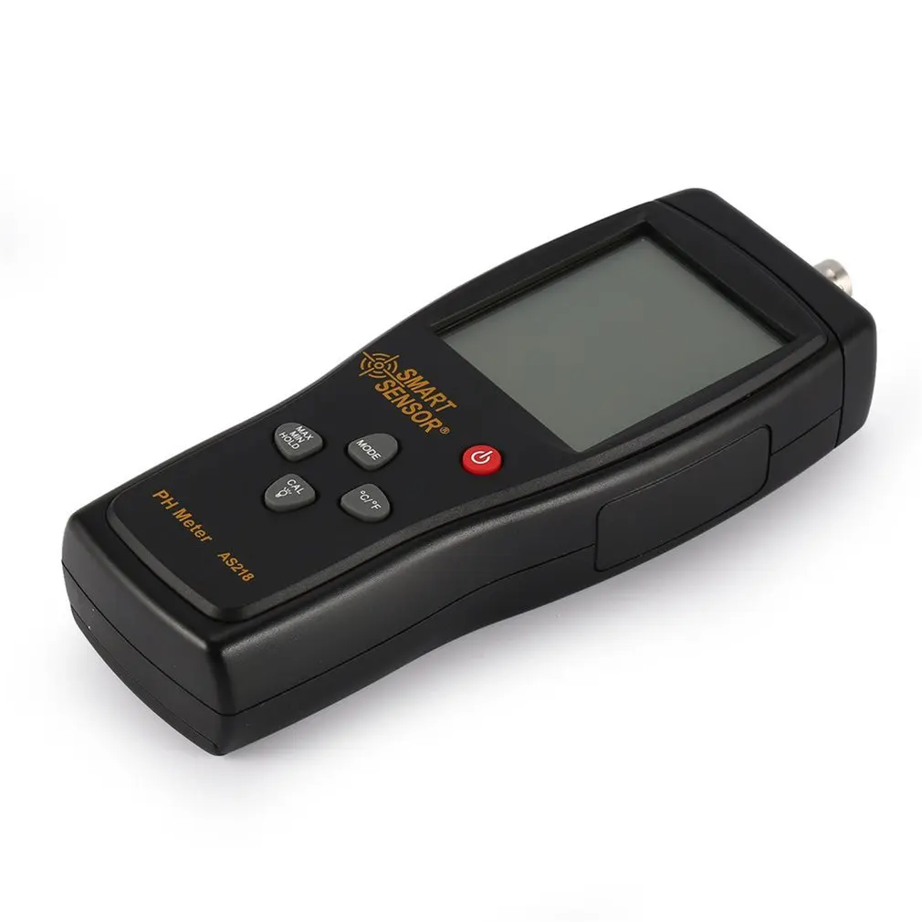 

Smart Sensor AS218 Digital PH Meter Range 0.00~14.00pH Soil PH Tester Water PH Acidity Meter LCD Display Liquid PH Meter