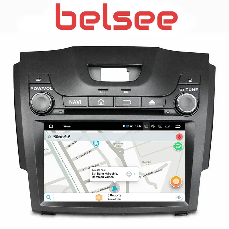 Belsee Android 9,0 автомобильный dvd-радио GPS навигация Мультимедиа для Chevrolet TrailBlazer S-10 S10 Colorado Isuzu D-Max DMAX mumux