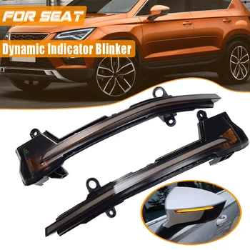 

LED Light Side Mirror Indicator Repeater Dynamic Indicator Blinker For Seat 5D Cupra Ateca Tarraco 2016-2019 FR Xcellence