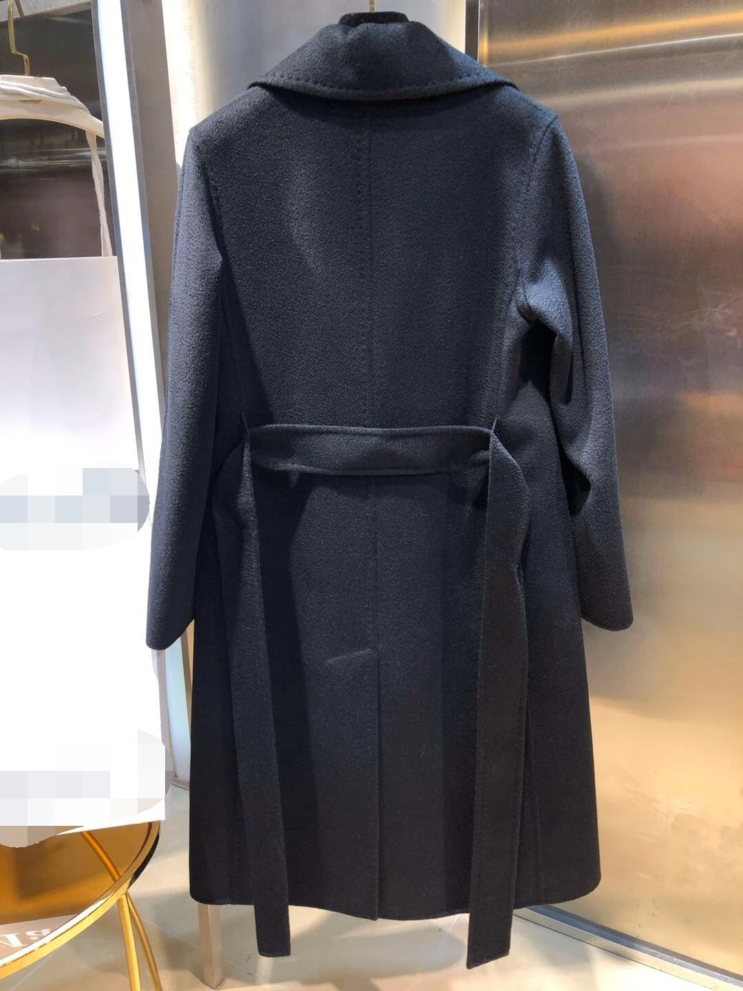 autumn and winter new ladies high quality hundred percent wool coat jacket 1016