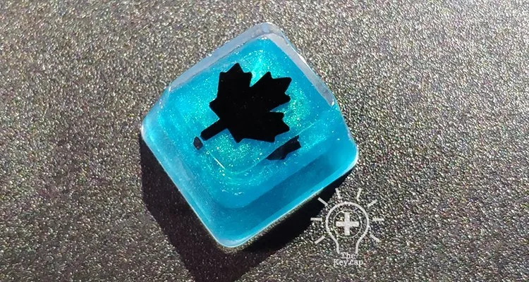 1pc feito à mão resina keycap para