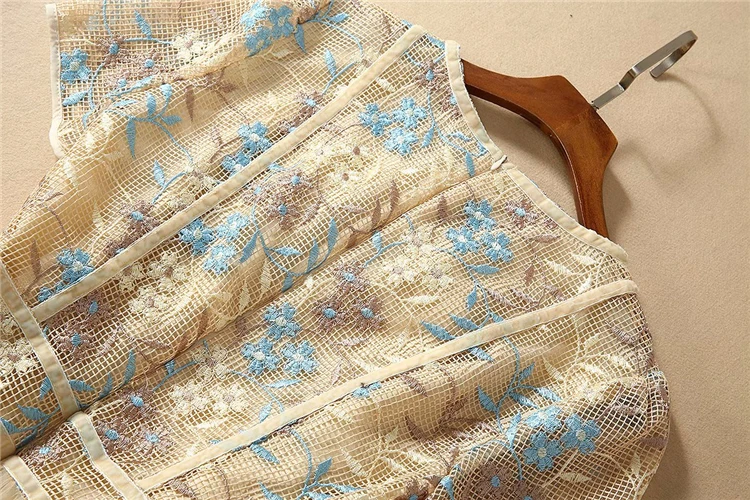 Truevoker дизайнерские кружевные платья с вышивкой женские платья с короткими рукавами с цветочной вышивкой и кружевными оборками