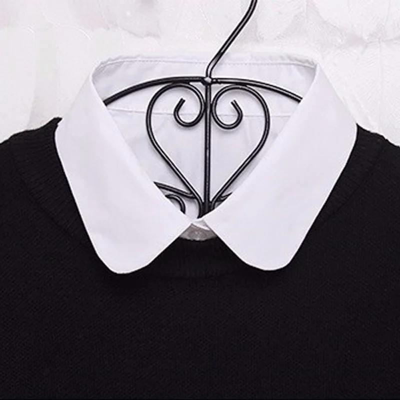 Women Detachable Collar Cotton Fake Collar Blouse Shirt Collar Sweater False Collars Lapel Women Apparel Accessories